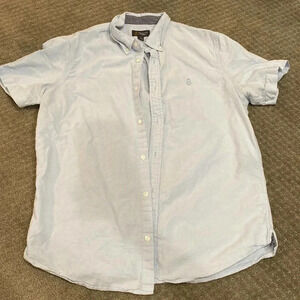 Wallin & Bros Men’s Chambray Short Sleeve Button Up Shirt